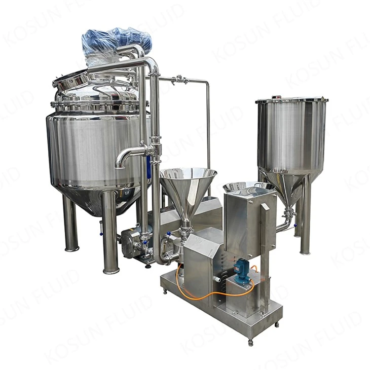 500L Μαγιονέζα Xanthan Gum Mixnig Tank
